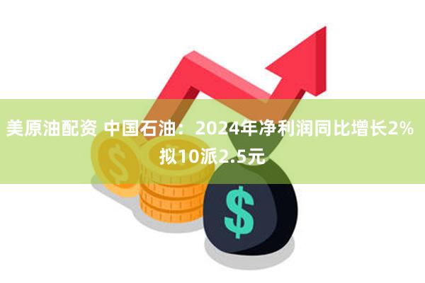 美原油配资 中国石油：2024年净利润同比增长2% 拟10派2.5元