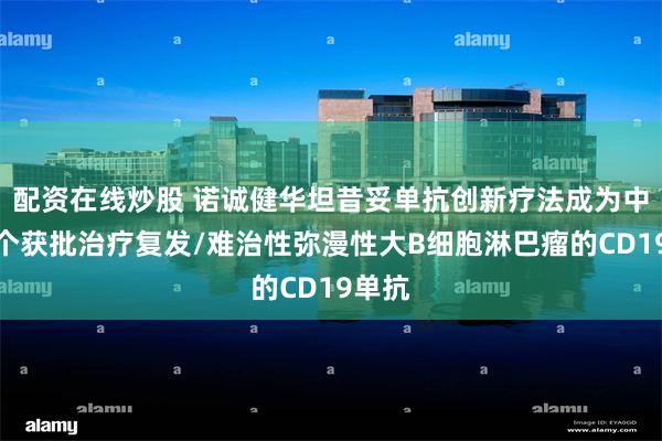 配资在线炒股 诺诚健华坦昔妥单抗创新疗法成为中国首个获批治疗复发/难治性弥漫性大B细胞淋巴瘤的CD19单抗